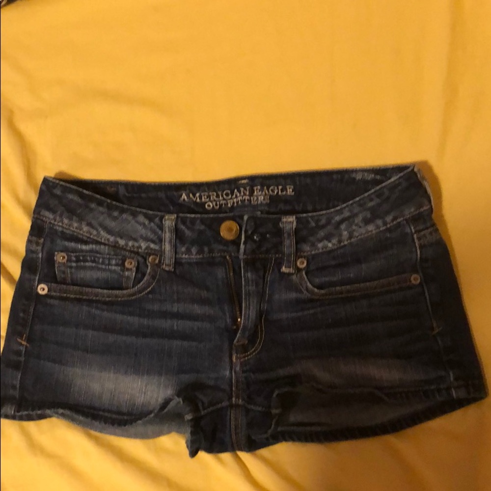 American Eagle Dark Wash Shorts